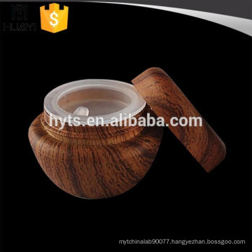 5ml wood grain plastic cream jar